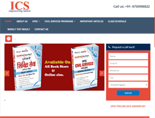 Tablet Screenshot of icsias.com